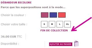 Fin de collection