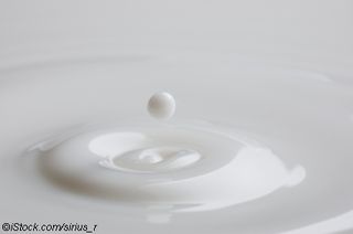 Milk drop